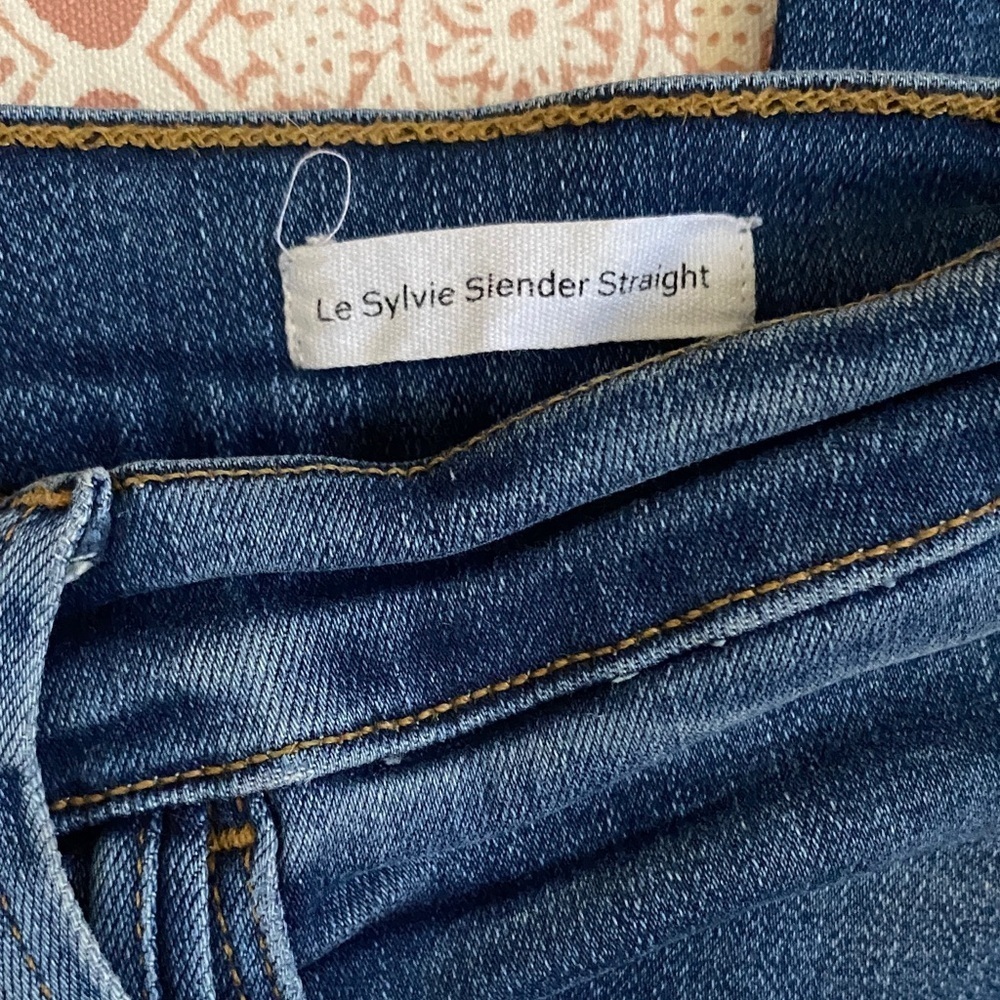 Frame Denim Women's Dark Blue Ankle Jeans Le Sylvie slender straight size 28 - Picture 4 of 8